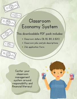 Preview of Classroom Economy System (with Classroom Dollars!)