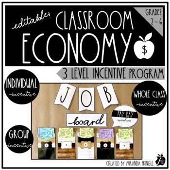 Preview of Classroom Economy Three Level Incentive Program
