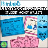 Classroom Money Reward System Printable Wallet for Classro