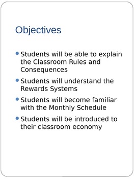 Preview of Classroom Economy and Whole Class Rewards System