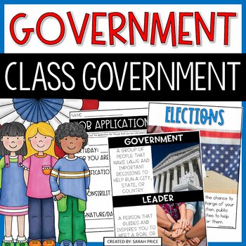 Preview of Government Jobs and Classroom Election Activities