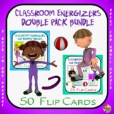 Classroom Energizers: Double Pack Bundle- 50 Flip Cards