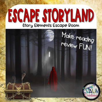 Preview of Classroom Escape Room: Escape StoryLand (Story Elements)