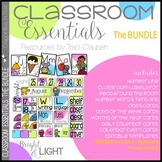 Classroom Decor & Alphabet Cards & Phonics Cards BUNDLE - 