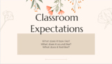Classroom Expectation Slides