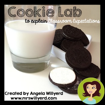 Preview of Classroom Expectations Cookie Lab {Back to School} - PowerPoint