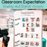 Classroom Expectations Display and Printable (Editable!)