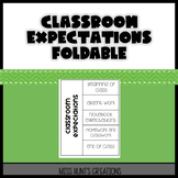 Classroom Expectations Foldable-Back to School!