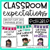 Classroom Expectations Posters