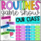 Routines and Procedures Game Show | Classroom Management |