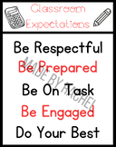 Classroom Expectations Poster