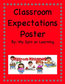 Preview of Classroom Expectations Poster