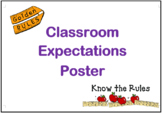 Classroom Expectations Poster