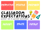 Classroom Expectations Poster Set - MauroArtRoom