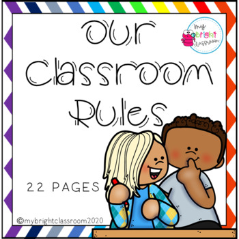 Preview of Classroom Expectations Posters and Display Bundle