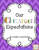 Classroom Expectations Posters and Student Activity
