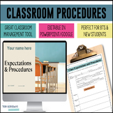 Classroom Expectations & Procedures - Back to School / New