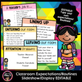 Classroom Expectations & Routines