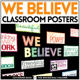 Classroom Expectations and Belief Subway Art: We Believe B