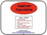 Classroom Expectations for Rotations