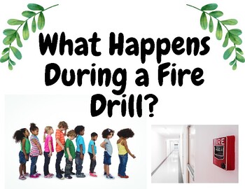 Preview of Classroom Fire Drill Social Story