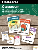 Classroom Flashcards / Set of 15 / Printable