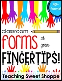 Classroom Forms at Your Fingertips!