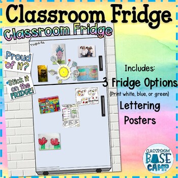 Preview of Classroom Fridge Bulletin Board