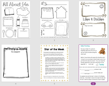 Preview of Classroom Friend Take Home Journal & Star of the Week