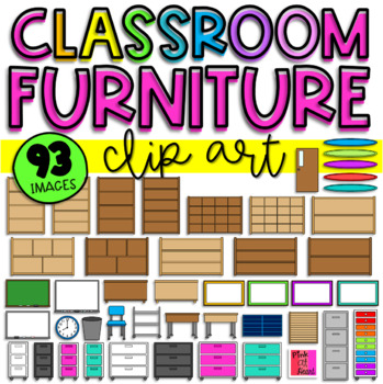 Classroom Furniture Clipart Worksheets Teaching Resources Tpt