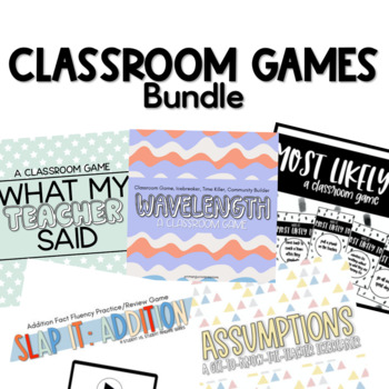 Preview of Classroom Games Bundle | Icebreakers, Community Builders & More