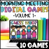 Classroom Games | Digital Morning Meeting Games Vol.1