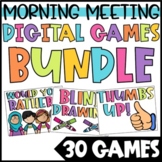 Classroom Games | Digital Morning Meeting Games BUNDLE