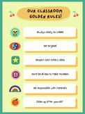 Classroom "Golden Rules" Poster
