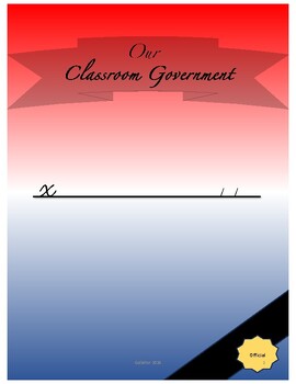 Preview of Classroom Government Color Edition