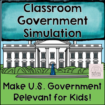 Preview of Classroom Government Simulation- Making U.S. Government Relevant for Kids