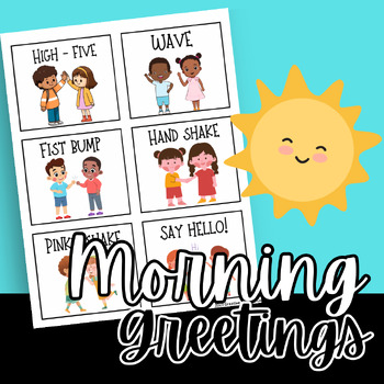 Classroom Greetings Printable by Creative Crayons Co | TPT