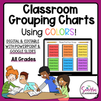 Preview of Classroom Grouping Charts | Organization