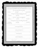 Classroom Guidance Evaluation Form