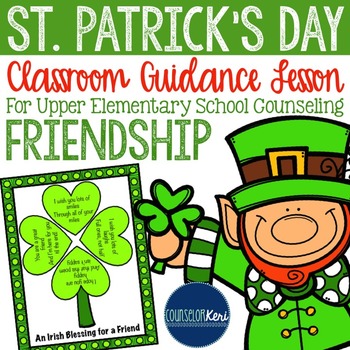 Preview of St. Patrick's Day Friendship Activity Classroom Guidance Lesson