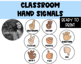 Classroom Hand Signals - FREEBIE