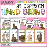Classroom Hand Signals | Bunny Theme | ASL