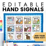 Classroom Hand Signals - Easy and Editable Multicultural H