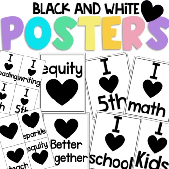 Classroom Heart Posters by The Old Barn Teaching Co | TPT