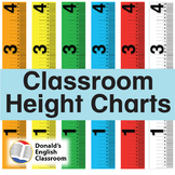 Classroom Height Charts Rulers