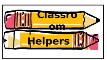 Preview of Classroom Helpers