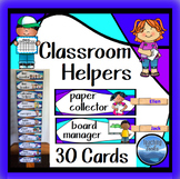 Classroom Helpers Word Cards