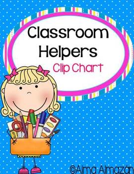 Classroom Helpers Clip Chart