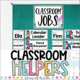 Classroom Helpers Display | Editable Classroom Jobs Chart