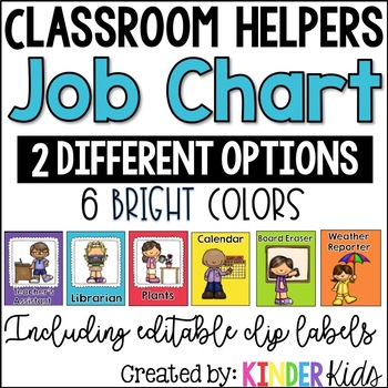 Classroom Helpers Chart